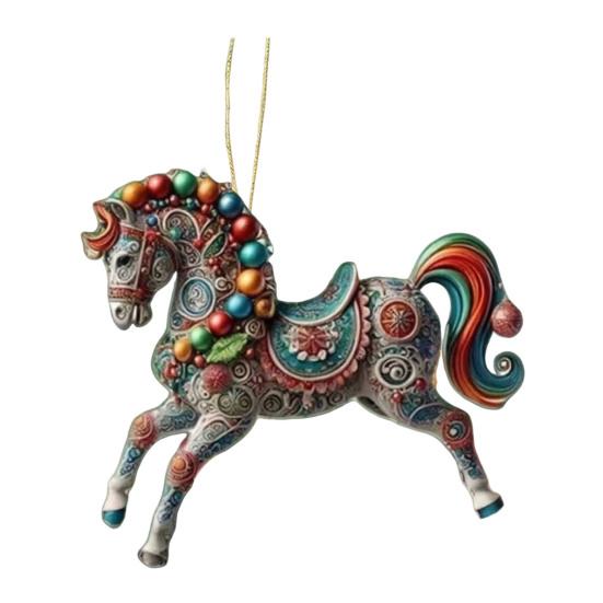 

Смешная лошадь акриловое украшение для зеркала заднего вида автомобиля 2D плоский мультяшный прикол лошадь автомобильный интерьер подвесной аксессуар для декора дерева двери окна 5