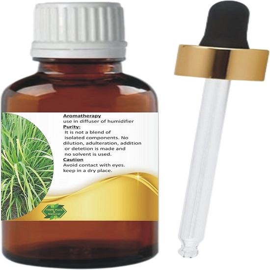 Levenmooi Lemongrass (Cymbopogon flexuosus) Pure & Natural Therapeutic Grade Essential Oil Glass