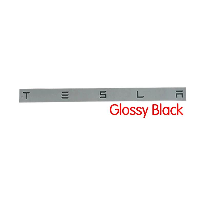 3D ABS Chrome Red Line Black Logo DUAL MOTOR Emblem Letters Car Styling Trunk Badge For Tesla 3 Y S X DUAL MOTOR Accessories