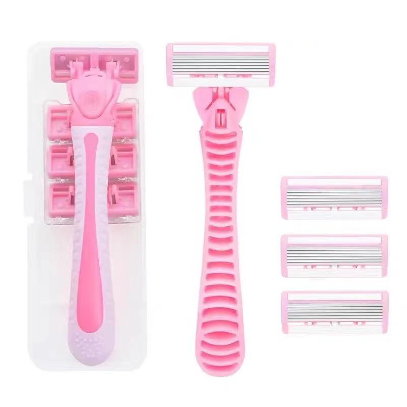 Women's Manual Razor for Hair Removal - Suitable for Armpits, Legs, and Private Areas