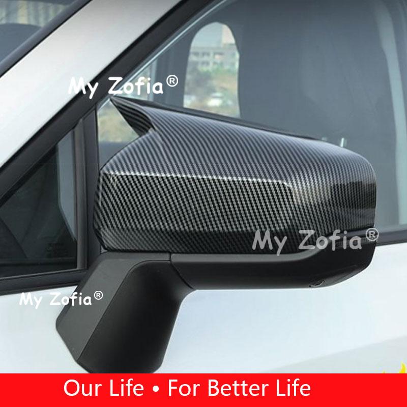 For Toyota RAV4 XA60 2026 2027 Sport Cow Horn Style Rearview Mirror Cover Anti-Scratch Exterior Modification Trim Accessories