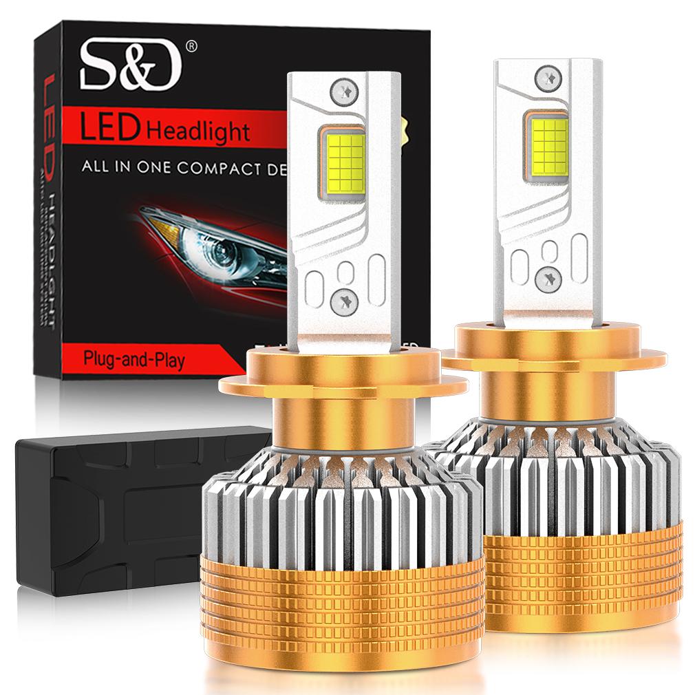 

2 шт. 300 Вт 140000LM H1 H4 H7 светодиодные лампы для фар Canbus H8 H11 9005 HB3 9006 HB4 9012 Hir2 Turbo светодиодный светильник с тремя медными трубками авто налобный фонарь супер яркий