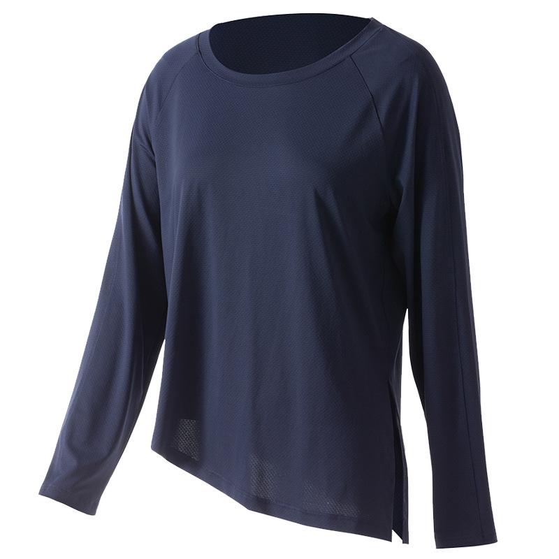 2020 Women's Loose Slimming Quick-Dry Plus Size Sports Cover-Up Running T-Shirt Yoga Top