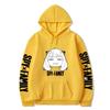 Spy X Family Anime Hoodie Women - Printed Cap Sleeve Long Oversized Streetwear Sweatshirt In Multiple Colors