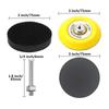 3-Inch (75mm) Flocking Sandpaper Sponge Pad Set, 142 Pieces – For Dry and Wet Grinding