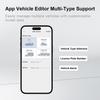 New Bluetooth External TPMS Tire Pressure BT Sensor Mobile APP Real-time Monitoring Universal for Motorcycle Car & 6-Wheel Truck