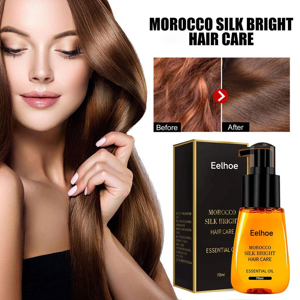 Anti-Frizz-Haaressenz, Reparatur und Befeuchtung, glattes Haar, Dauerwellenfärbung, trockenes, gespaltenes Haar, Pflegeöl