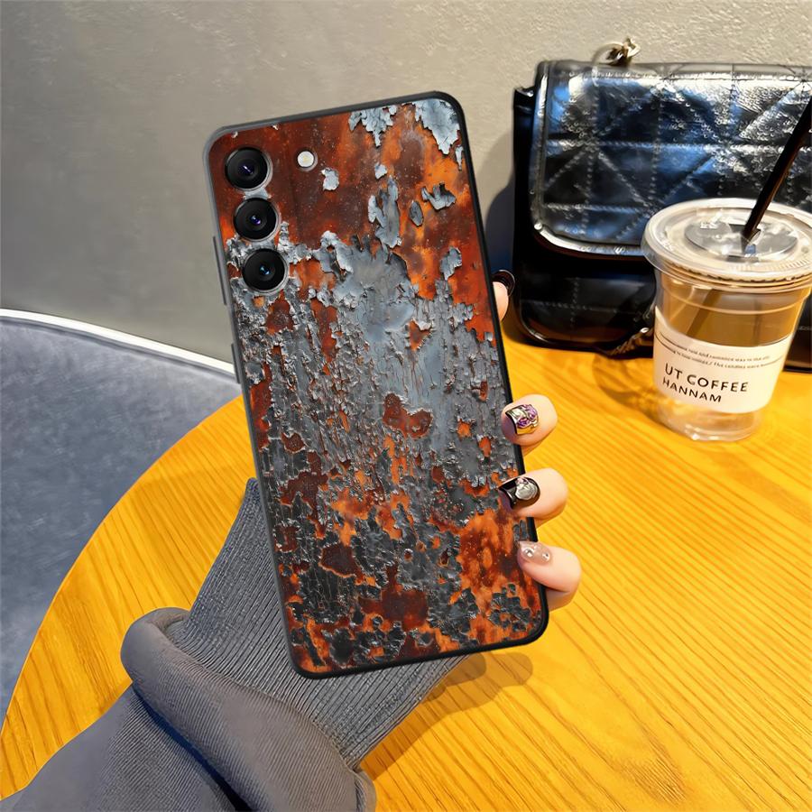 Case for Samsung Galaxy A50 A70 A06 A07 A30 A40 A01 A02 A03 Note 20 Ultra 9 10 A04 A10 A20 A05 Phone Cover Rust Art