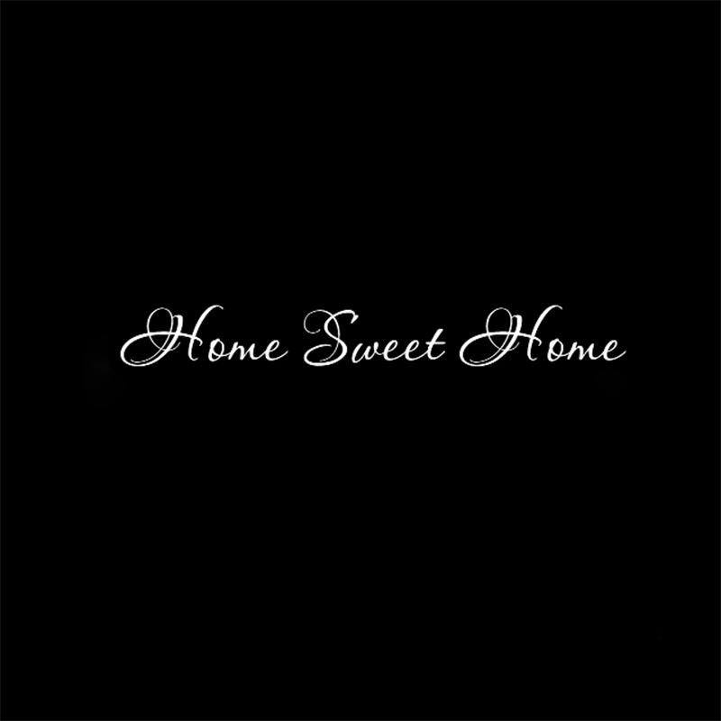 Adesivi Murali Citazione Sweet Home Scritte in Vinile Rimovibili Parole Per Porta d'Ingresso o Adesivi Murali Decorazione Murale Ingresso Casa