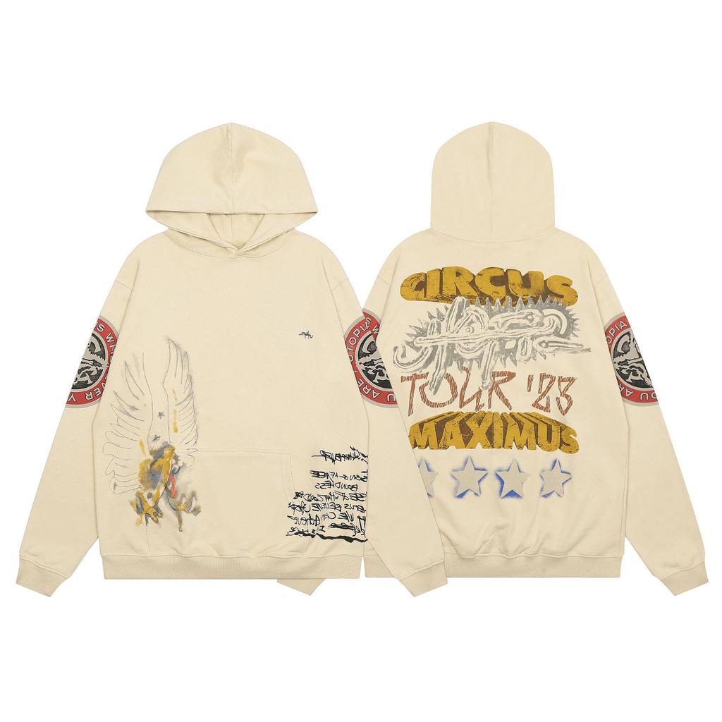 Outfit Trendy Hip Hop Travis Scott Collaborazione Felpa e Pantaloni