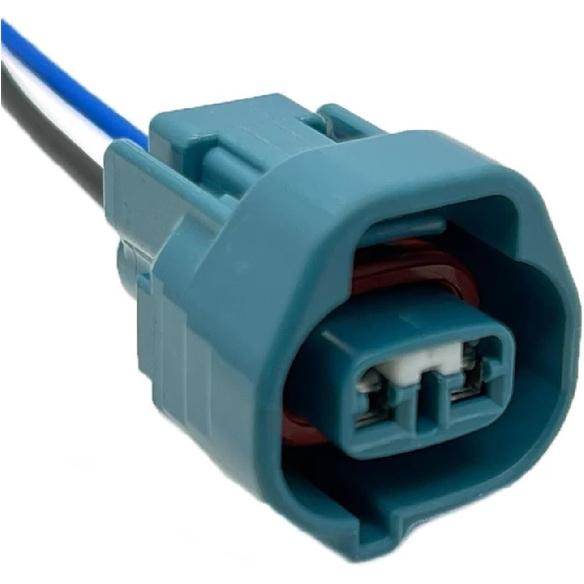 Automobil-Elektriksteckverbinder 2-Pin Automobil Front- und Nebelschlussleuchte pl;/UG Kabelbaum Buchse Elektronischer Stecker Blau Passend Kompatibel