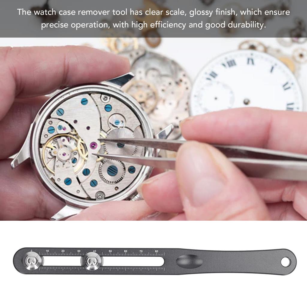 Watch Case Opener 2 Prong Stainless Steel Back Cover Remover Tool Round Head