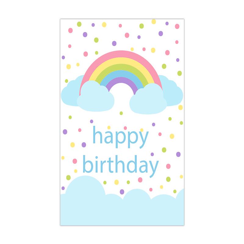 50-Pack Creative Birthday Celebration Cards for Party Decorations and Gifts