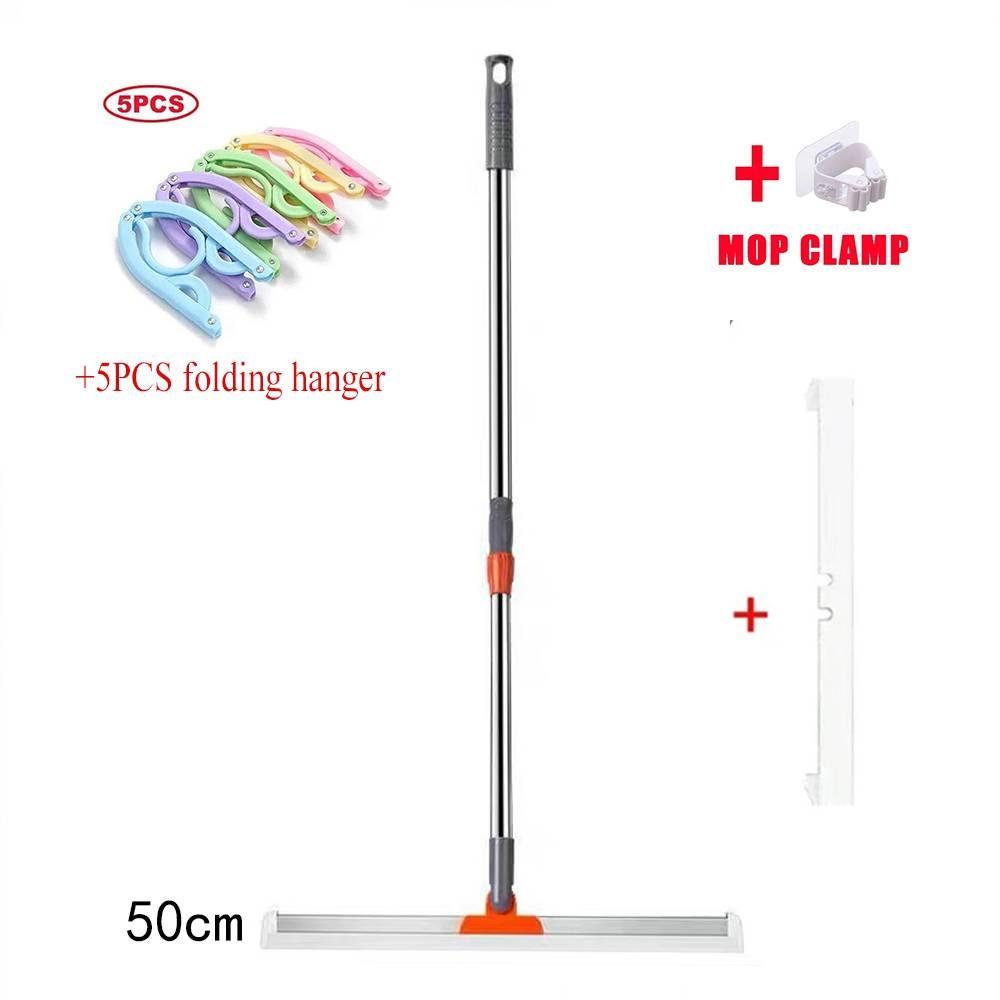 

Силиконовая швабра-скребок для пола с выдвижной длинной ручкой, скребок для пола, полоса для впитывания воды, стекло для окон, многофункциональная уборка