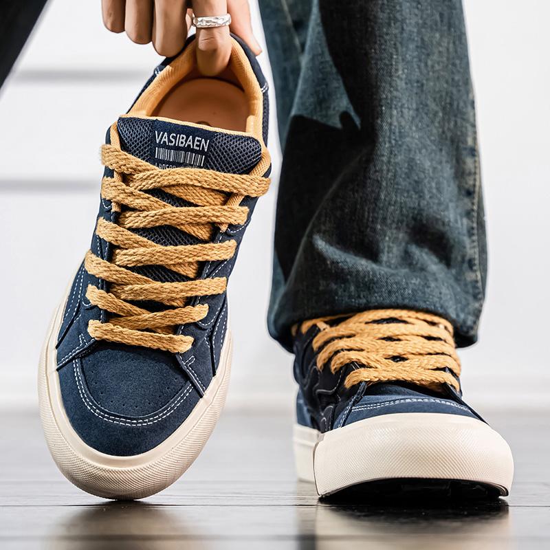 Hot Sale Skateboard Shoes Men Fashion Streetwear Shoes Teenager Vulcanized Shoes Designer Trendy Shoes for Men Casual Sneakers