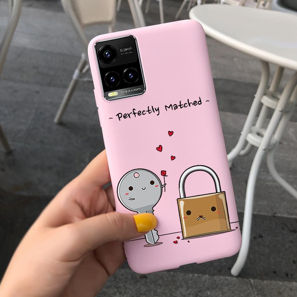Cartooon Phone Case For Vivo Y21 2021 Y21S Y 21 V2110 V2111 Candy Silicon Case Back Cover For Vivo Y33S Y 33S V2109 Shell Funda