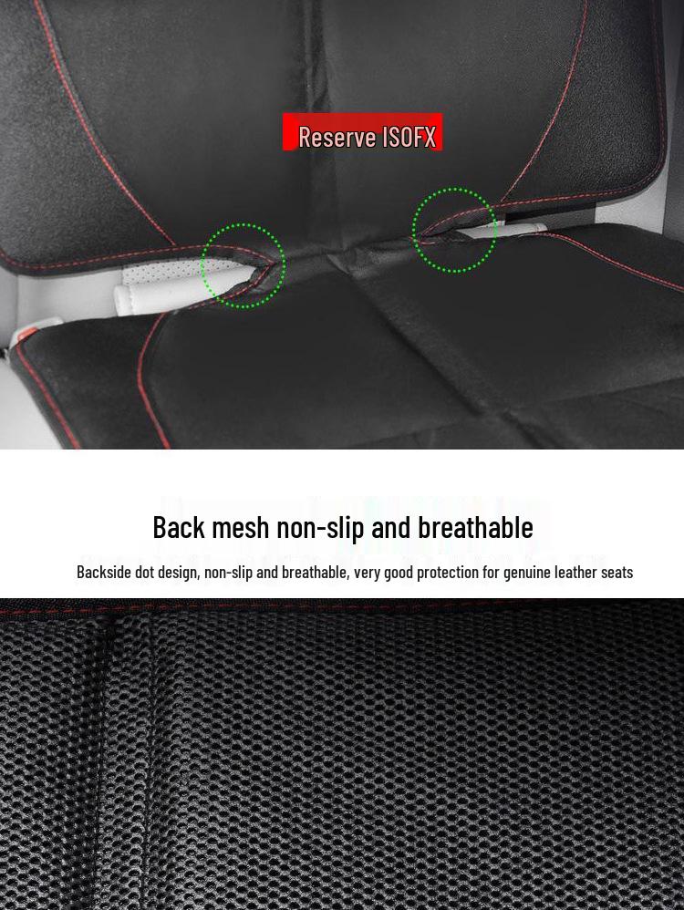 Anti-Wear Non-Slip Car Seat Cushion and Rear Seat Protector