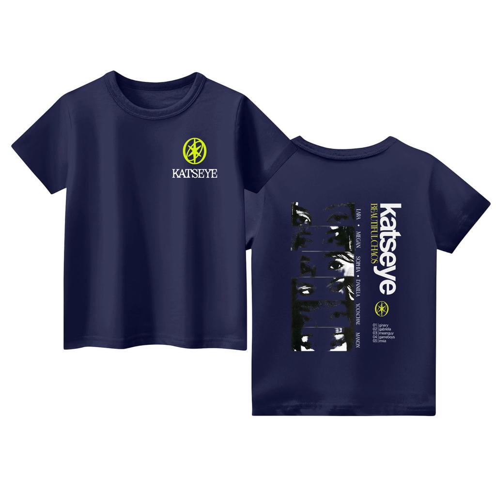 Lässiges, kurzärmliges, bedrucktes T-Shirt mit Rundhalsausschnitt für Kinder