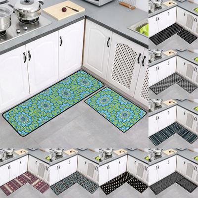 Moda Tekstil Mutfak Mat Kaymaz Mutfak Halıları Balkon Banyo Baskılı Halı Ev Kat Mat Paspas Banyo Halısı
