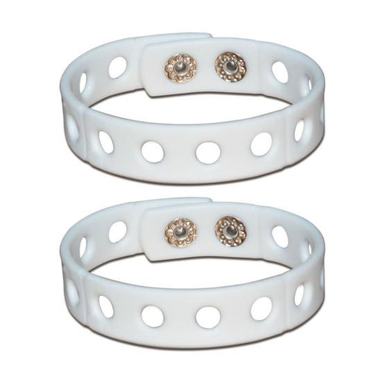 2 ks Silikonové náramky s přívěsky pro děti Nastavitelný náramek