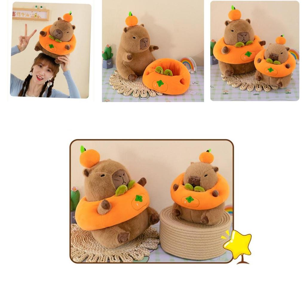 Adorable Capybara Plush Toy Soft Short Plush Animal Pillow For Home Decor And Gifts