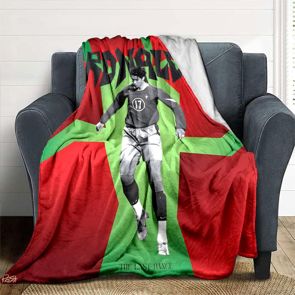 CR7 Blanket Soft Warm Cozy Suitable for Bed Office Bedding for All Occasions Digital Print Gift for Travel Home Birthdays