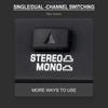 8 Channels Mini Headphone Amplifier Ultra-Compact Stereo Audio Amplifier with Power Adapter Earphone Splitter
