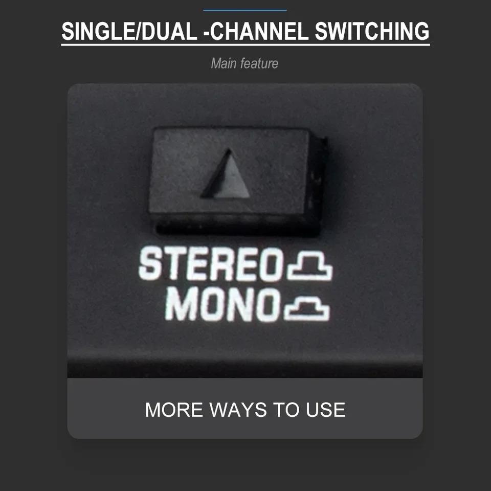 8 Channels Mini Headphone Amplifier Ultra-Compact Stereo Audio Amplifier with Power Adapter Earphone Splitter