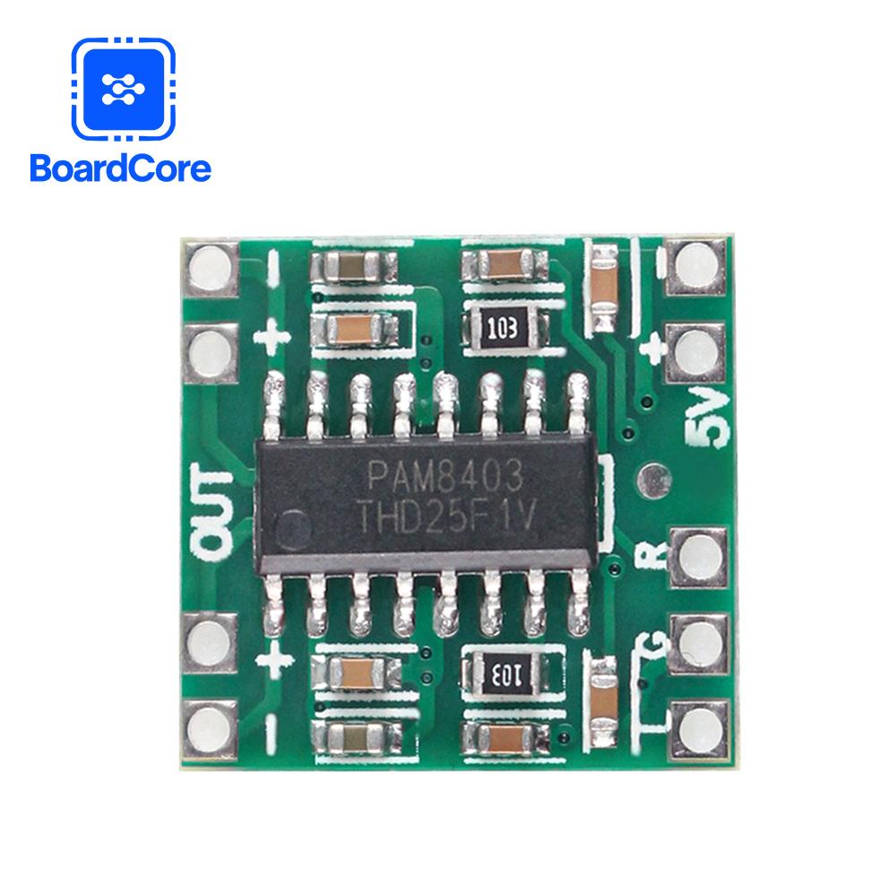 

1-15PCS PAM8403 Amplifier Board 2 * 3W Class D Digital Super Mini Digital Amplifier Board 2.5 To 5V USB Power Supply Module 1PCS