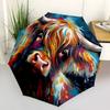 1pc animal Umbrella Portable Folding Umbrella Iron Frame Hole Bone Structure Outdoor Home Umbrella
