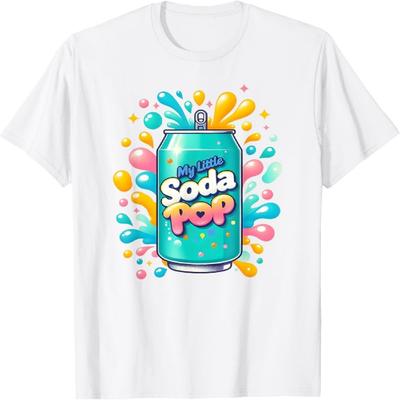 JVDRRY My Little Soda Pop K-Pop Music Matching Korean Anime T-Shirt