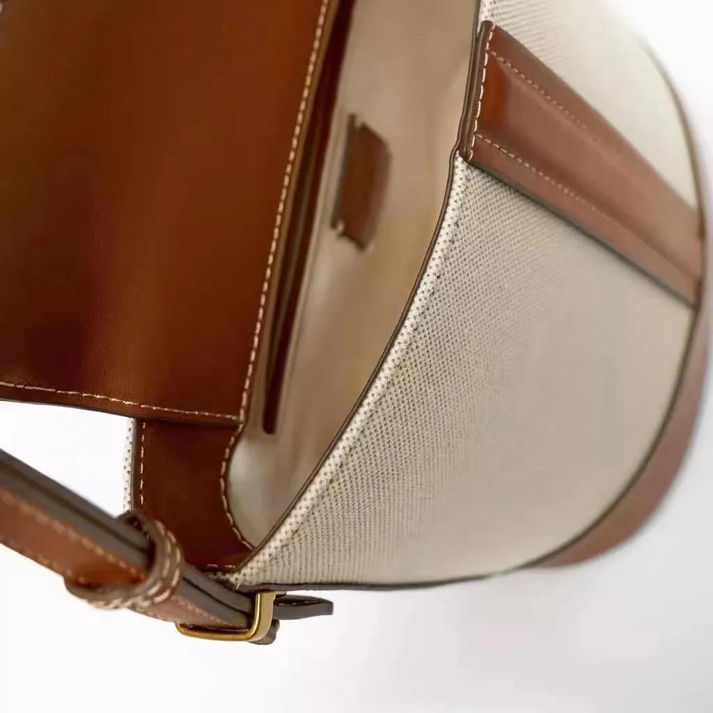 Grande borsa a secchiello in tela per donna borse a spalla lussuose borse crossbody di alta qualità borse da donna moda