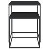 VidaXL Ensemble de table basse 2 pcs Bois d'ingénierie et métal 343113