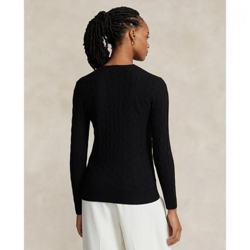 Polo Ralph Lauren Women Cable Knit Wool Cashmere Sweater  Wmposwenc020855001 