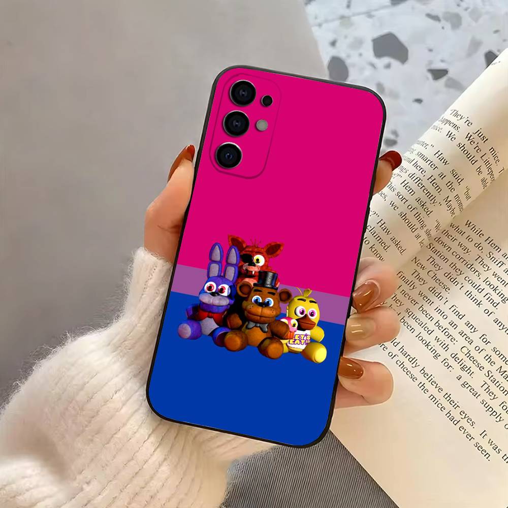 Five Nights At F-Freddys Fnaf Phone Case For Samsung S25,S24,S21,S22,S23,S30,Ultra,S20,Plus,Fe,Soft Silicone Black Cover