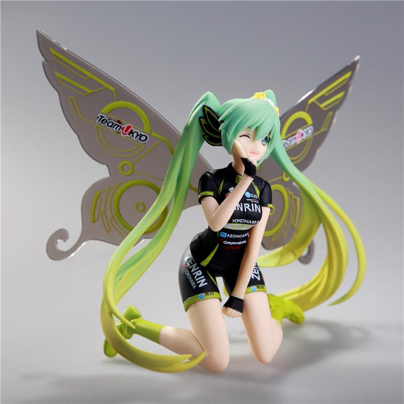 Animation Peripheral Figure 2017 Racing Sound, Kneeling Posture, Support, Butterfly Sound Figure Model