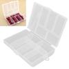6 Grids Clear Organizer Box Sealing Cover Jewelry Storage Container Box for DIY Crafts Beads