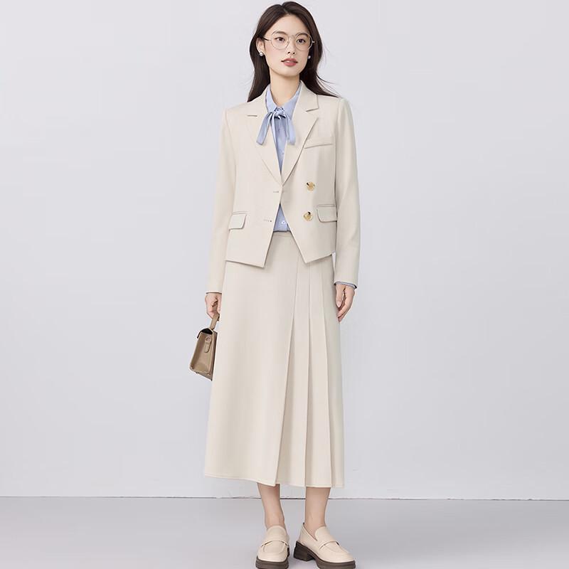 Women's Professional Blazer and Skirt Set