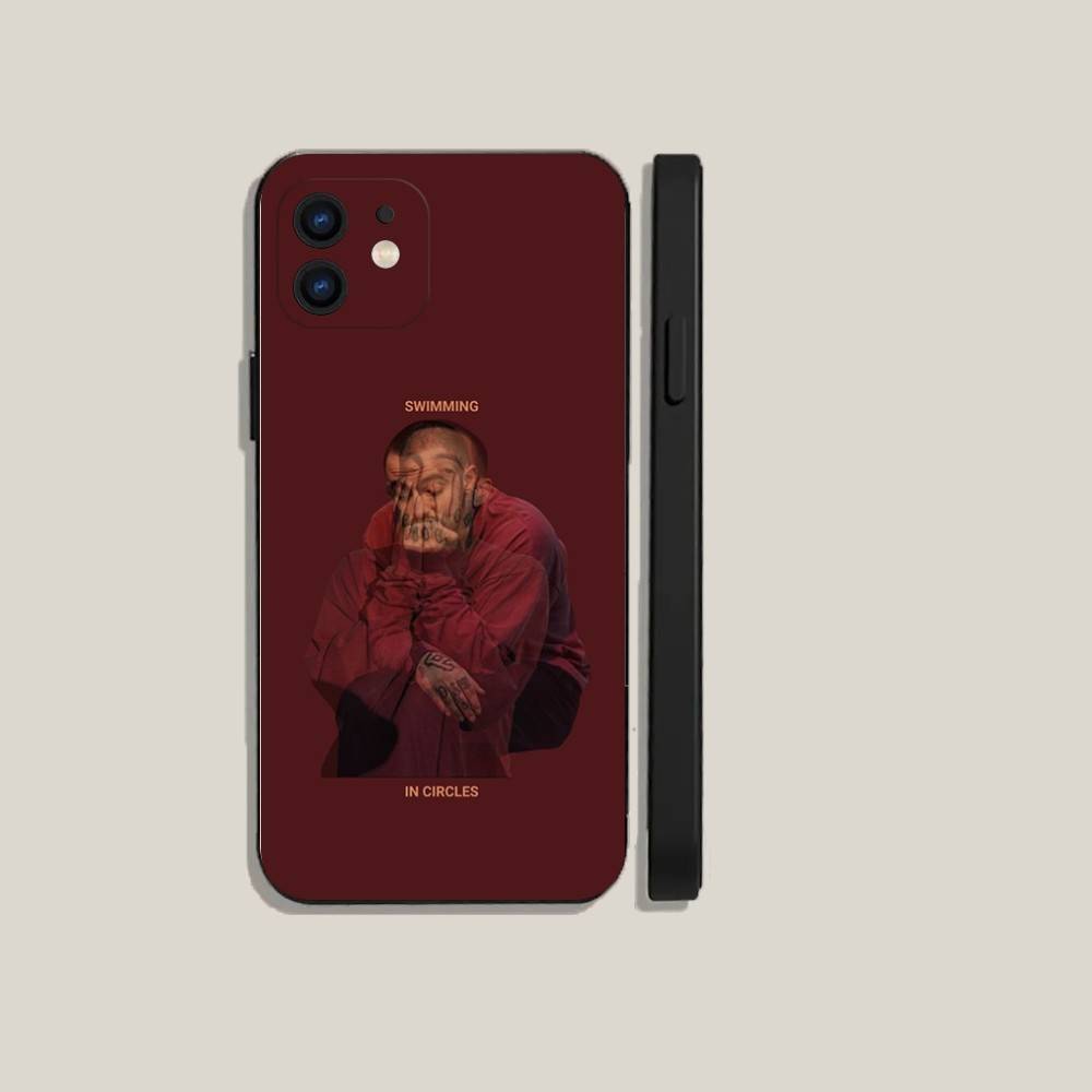 Rapper M-Mac M-Miller  Phone Case For iPhone16,15,14,13,12,11,Plus,Pro Max,XS,X,XR,SE,Mini,8,7 Soft Silicone Black Cover