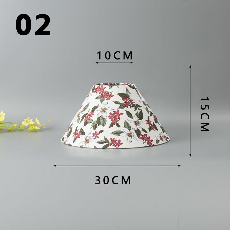 New Chinese Style Living Room Floor Lamp Shade DIY Replacement Lamp Cover E27 Fabric Home Decor Tabletop Lampshade