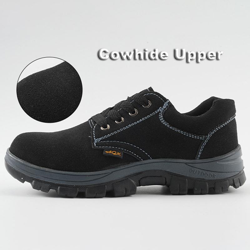 Oulylan Welding Insulation Safety Footwear Male Anti Puncture Protection Shoes Steel Toe Anti-smash Work Boots For Men 38-46