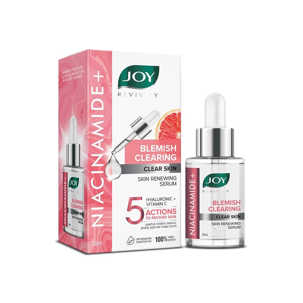 JOY Blemish Clearing Niacinamide Face Serum 30ml Pack for Clear, Radiant Skin and Even Complexion