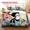 Cool Crew  Pattern Bedding Quilt Set  Home Decoration  Gift (1 * duvet cover + 2 * pillowcase  without core)
