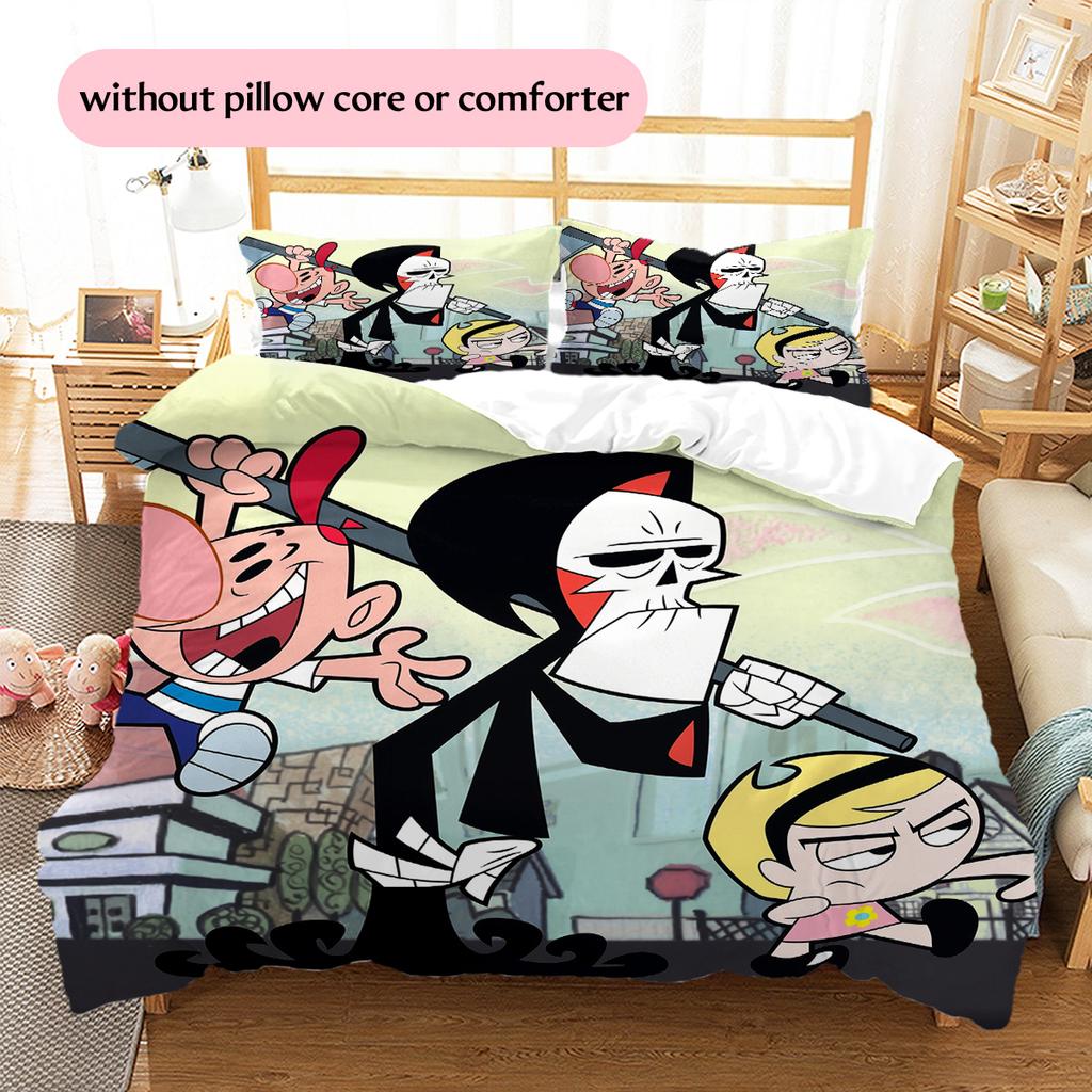 Cool Crew Pattern Bedding Quilt Set Home Decoration Gift (1 * duvet cover + 2 * pillowcase without core)