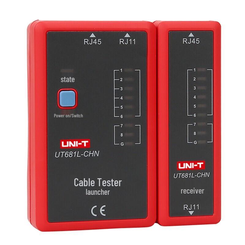 UNI-T UT681L RJ45/RJ11 Kabeltester und Drahtverfolger (CN-Version)