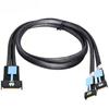 YuanChu MCIO To MCIO PCIe 5.0 X8-X4 Splitter Cable