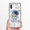 Niedliche Cartoon Stern Planet Astronaut Hülle für Samsung Galaxy A50 A70 A10 A20e A30 A40 A20s A10s A10e A80 A90 A60 A30s Handyhülle