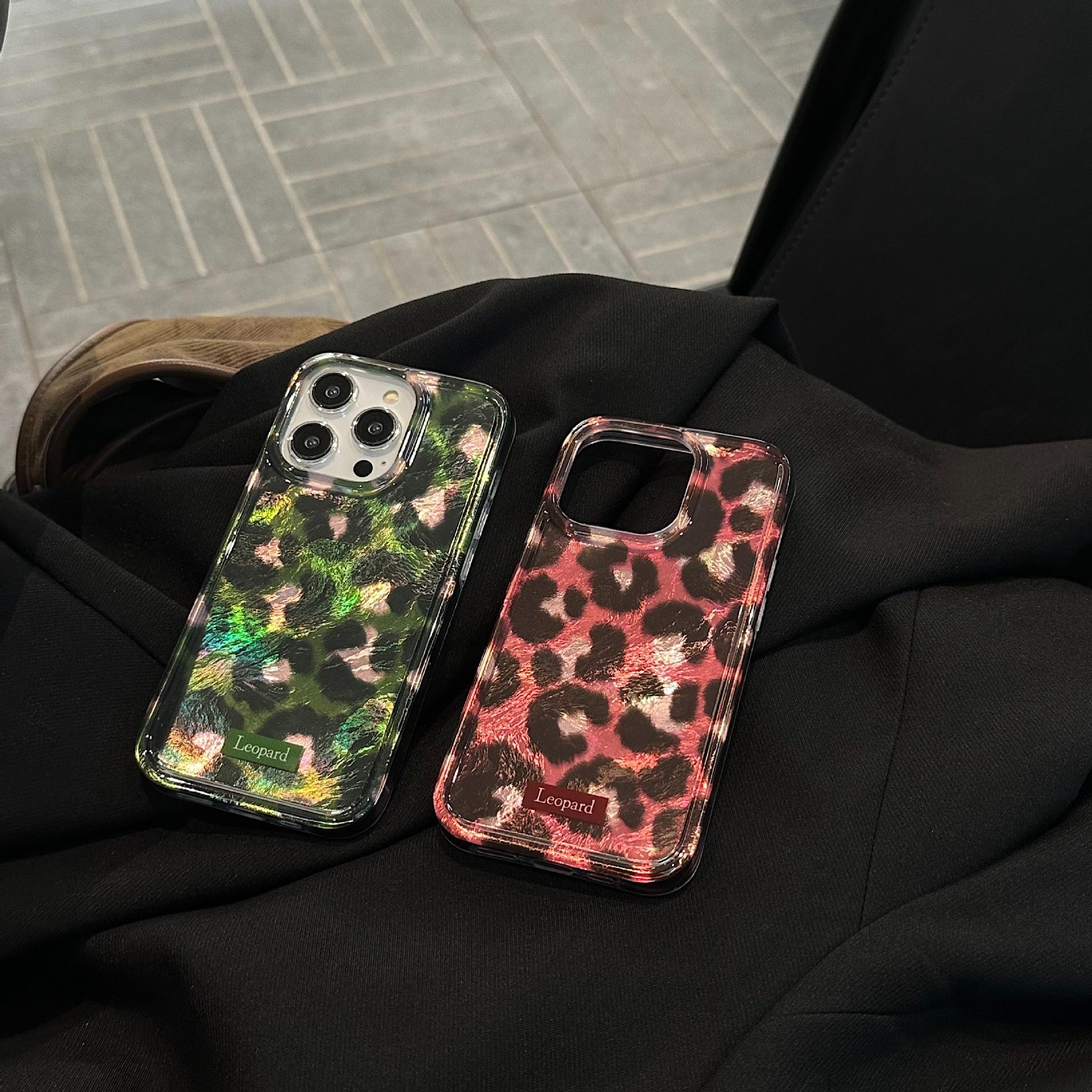 

Підходить для чохла для телефону 16Promax Інтернет Відомий візерунок із олов’яної фольги IPhone 15 Леопардовий принт 14 Жорсткий 13 Японський корейський антидроп 16 iPhone15promax кислота зелений колір