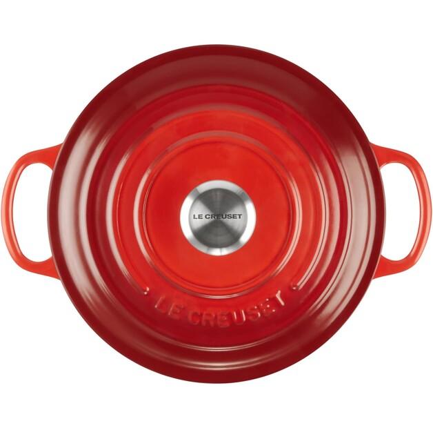 Cast Iron Roaster Le Creuset Signature Round 20 Cm Cherry Red 2.4 L (21177200602430)