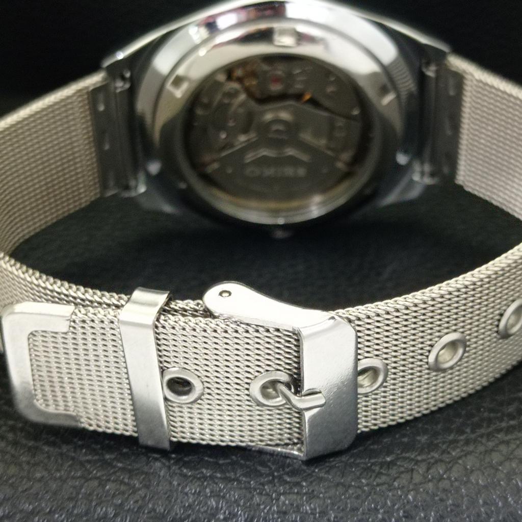 VINTAGE SEIKO 5 AUTOMATIC 6309A REFURBISHED JAPAN MENS WHITE WATCH a441714-1 Sk-a441714